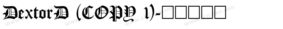 DextorD (COPY 1)字体转换